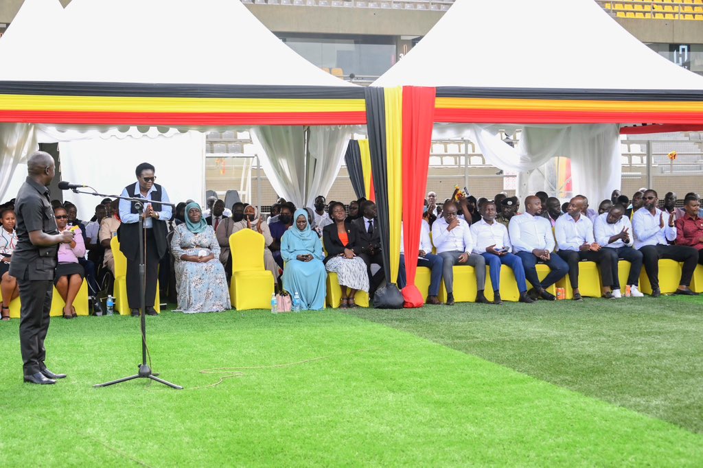 KagutaMuseveni's tweet photo. Mr. Kiggundu can run it for the next 49 years to recoup his investment, but the stadium belongs to the people of Uganda. Future governments will decide its fate. 

We shall build two more stadiums in the meantime and ensure that they meet international standards. Additionally, we will complement them with zonal stadiums in the near future. Prioritization is key; bugu bugu si muliro, akwata empola atuuka wala.  
Thank you!