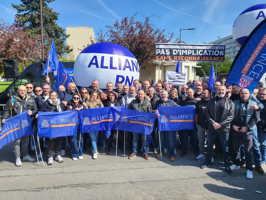 Alliance Police Nationale Zone de Défense Ouest Cfe-Cgc en force au rassemblement APN! #alliancepolice