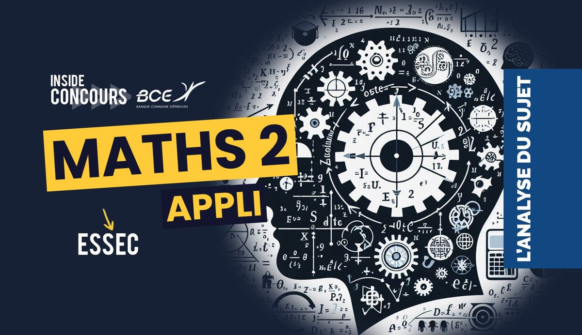 🧠On te propose une analyse du sujet de Maths 2 appliquées ESSEC ! : major-prepa.com/mathematiques/… #BCE #ANALYSE #MATHS