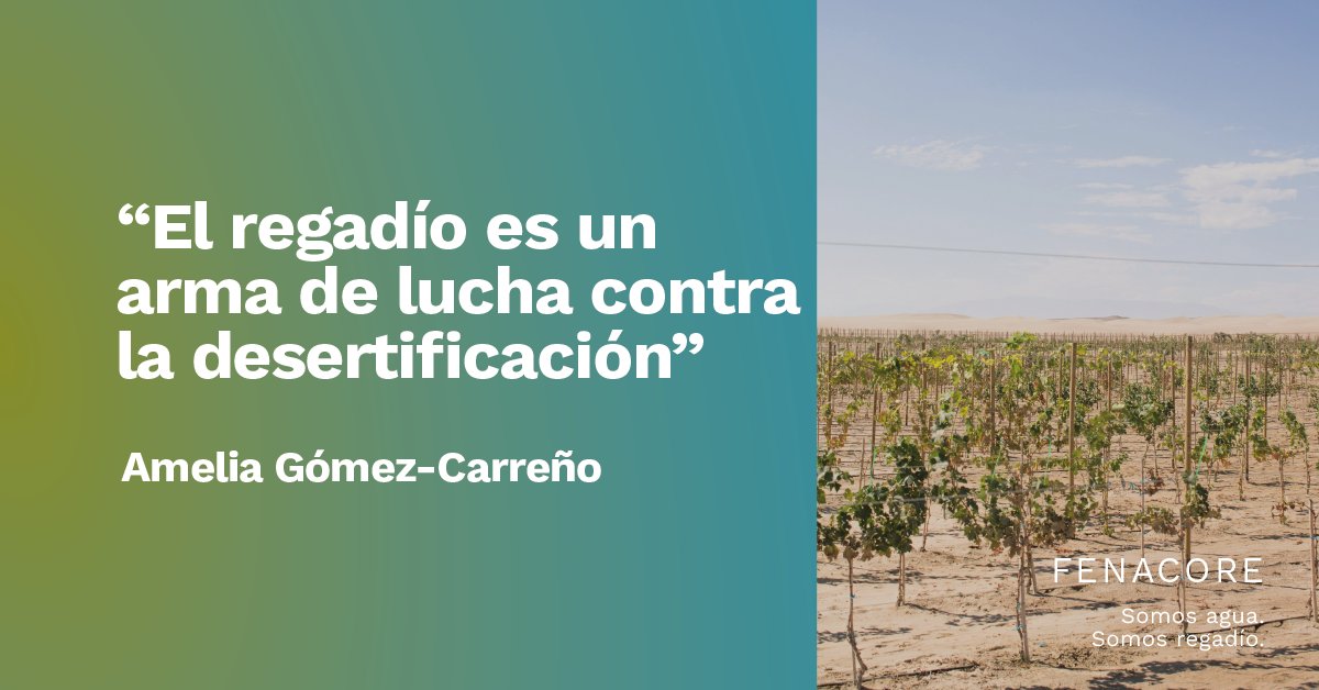 Amelia Gómez-Carreño, de <a href="/Saleplas/">Saleplas S.L.</a> , señala: “es impensable una agricultura sin regadío, pero que tengamos que producir no quiere decir que no lo hagamos de forma sostenible. Es posible equilibrar la balanza”.
Sigue shorturl.at/ckCNQ   Vía <a href="/iAgua/">iAgua</a> 
📷@paucasals
#SomosRegadío