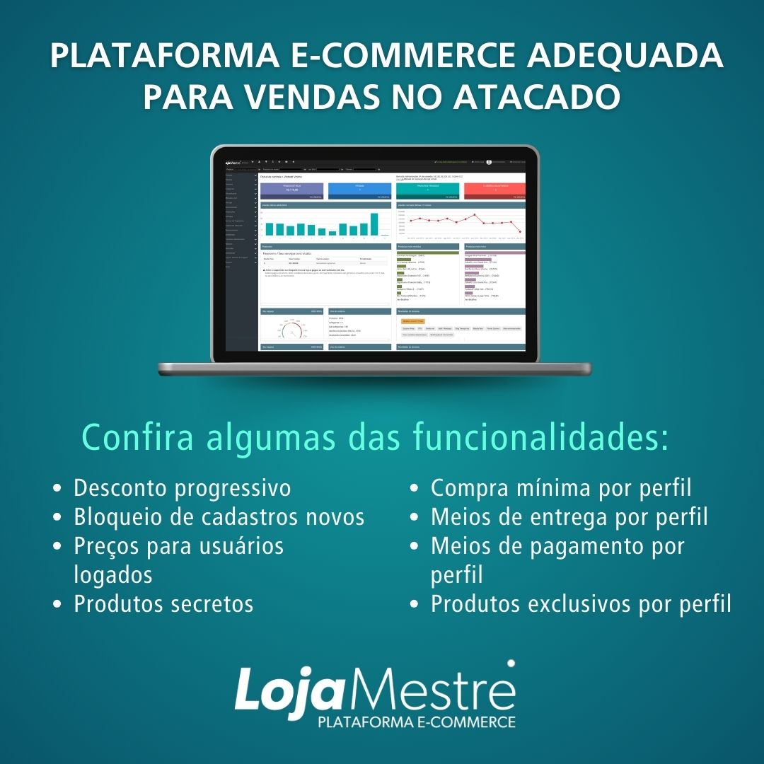 LojaMestre's tweet image. Faz sentido sua empresa vender no atacado pela internet? Claro que faz. Não perca as oportunidades de negócio e não fique refém de marketplaces.
lojamestre.com.br
#lojamestre @lojavirtualparaatacado
#ecommerceb2b