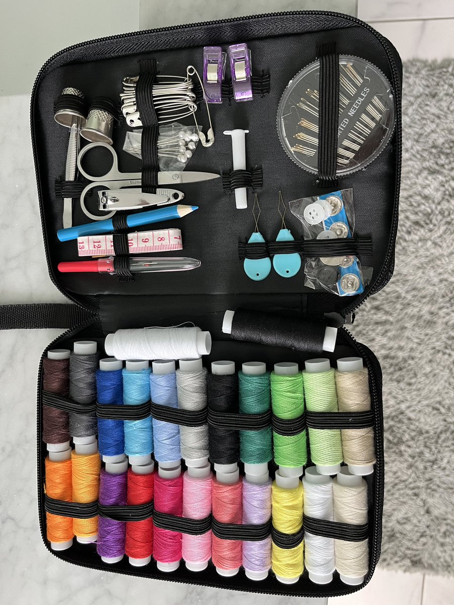 I ordered this sewing kit from Amazon and it’s great and I have no complaints but I cannot figure out why it includes nail clippers.