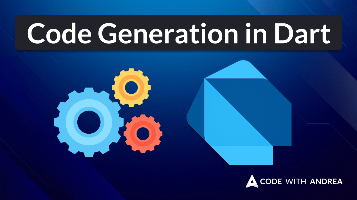 My next article will be *the* Ultimate Guide to Code Generation in Dart: ✅ How build_runner works ✅ Useful code generation packages ✅ Techniques for efficient codebase maintenance Out tomorrow! Don't wanna miss it? Sign up here → codewithandrea.com/newsletter/