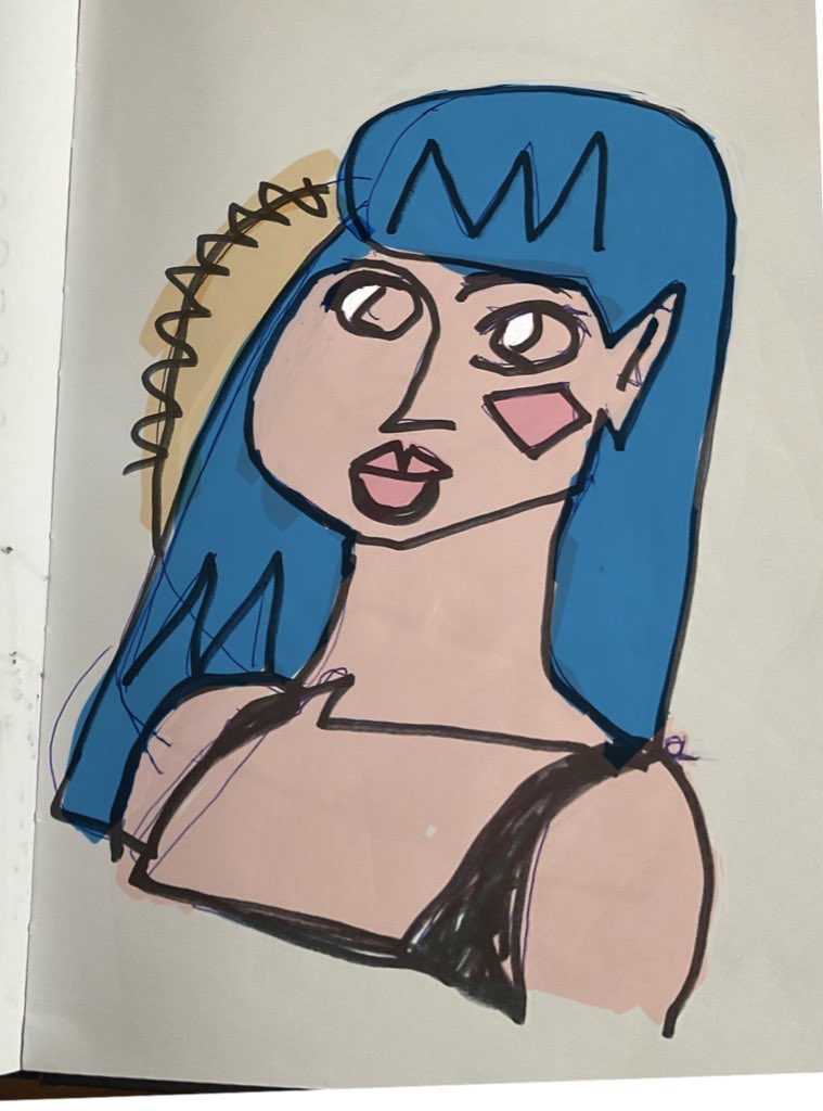 drunkenBouddha's tweet photo. #messerchups #zombierella #pinupart #zombierellaart #pinup #pinupbang #bluehair #doodle #digitalart #illustration https://t.co/r1nCIqI3A9