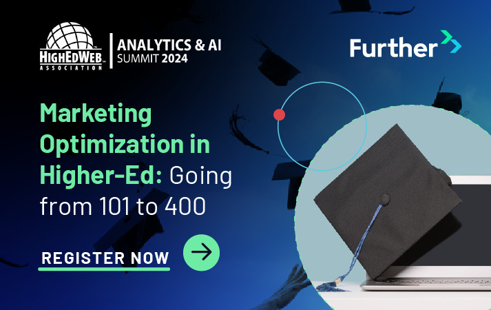 Next week is the Higher Education Web Professionals Association's virtual Analytics & AI Summit!

Register to join our session on Marketing Optimization in Higher Ed on April 30th at 11:30 am CDT.

🔗events.highedweb.org/analytics24/se…

#HEWeb24 #AnalyticsAI #VirtualEvent
