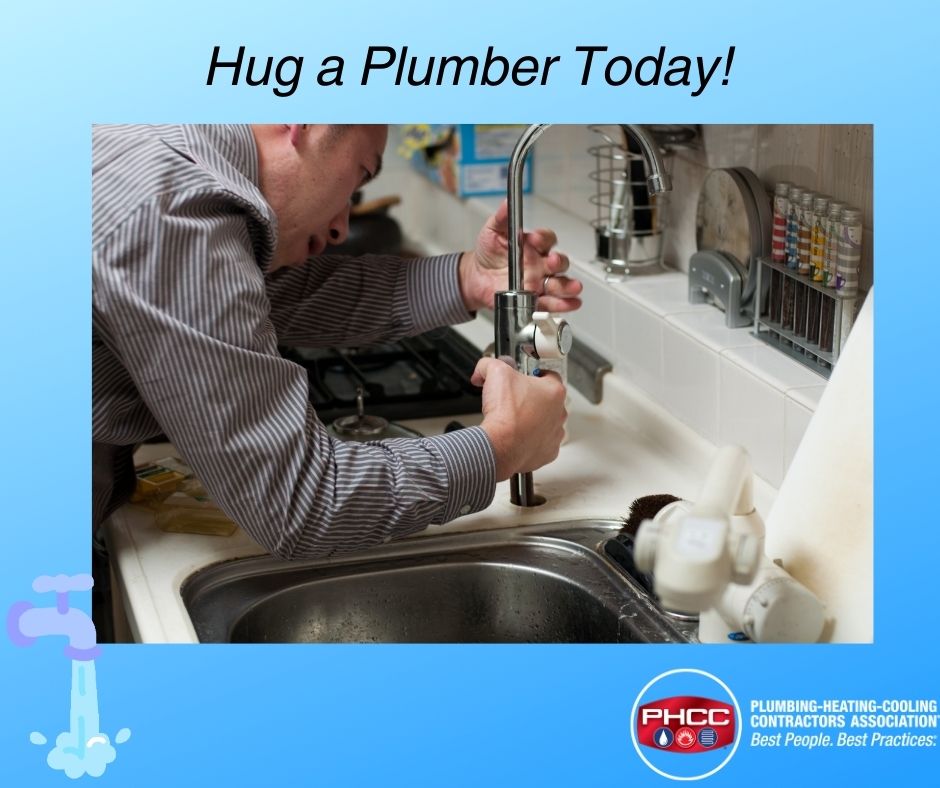 phccnatl's tweet photo. Did you take a hot shower this morning? Then it's time to celebrate National Plumber's Day by thanking the plumbers who keep clean water running in your home or business! #plumbers #hugaplumber #plumberservices #plumbersday #skilledtrade https://t.co/QKXY449LcD