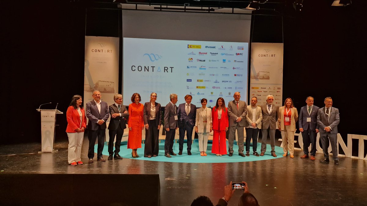 COAATH's tweet photo. #Coaath no podía faltar a la  Convención Internacional de la #ArquitecturaTécnica 
#CONTART2024 congrega a cerca de 600 congresistas en la isla de Ibiza y lo hace bajo el lema “Habitar Plenamente. Viviendas sanas, personas sanas”. https://t.co/on6loTXQAV