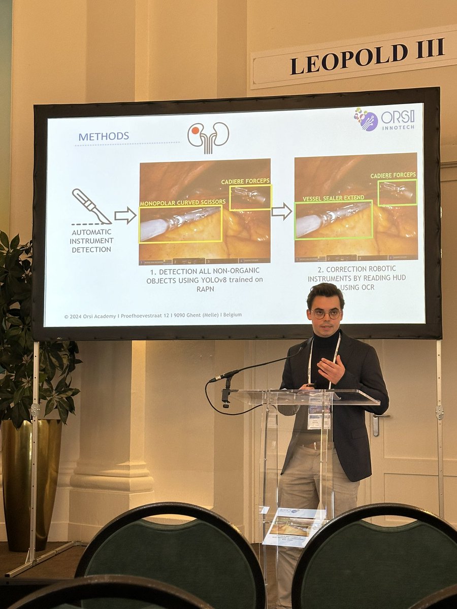 Kenzo Mestdagh (@kenzo_mestdagh) on Twitter photo Presenting on AI in RHC at the Belgian Surgical Week! Amazing experience and great teamwork <a href="/TimOosterlinck/">Tim Oosterlinck</a> !
<a href="/Orsi_Innotech/">Orsi Innotech</a> <a href="/orsiacademy/">Orsi Academy</a> <a href="/alexmottrie/">Alex Mottrie</a> <a href="/pidebacker/">Pieter De Backer</a> Presenting on AI in RHC at the Belgian Surgical Week! Amazing experience and great teamwork <a href="/TimOosterlinck/">Tim Oosterlinck</a> !
<a href="/Orsi_Innotech/">Orsi Innotech</a> <a href="/orsiacademy/">Orsi Academy</a> <a href="/alexmottrie/">Alex Mottrie</a> <a href="/pidebacker/">Pieter De Backer</a>