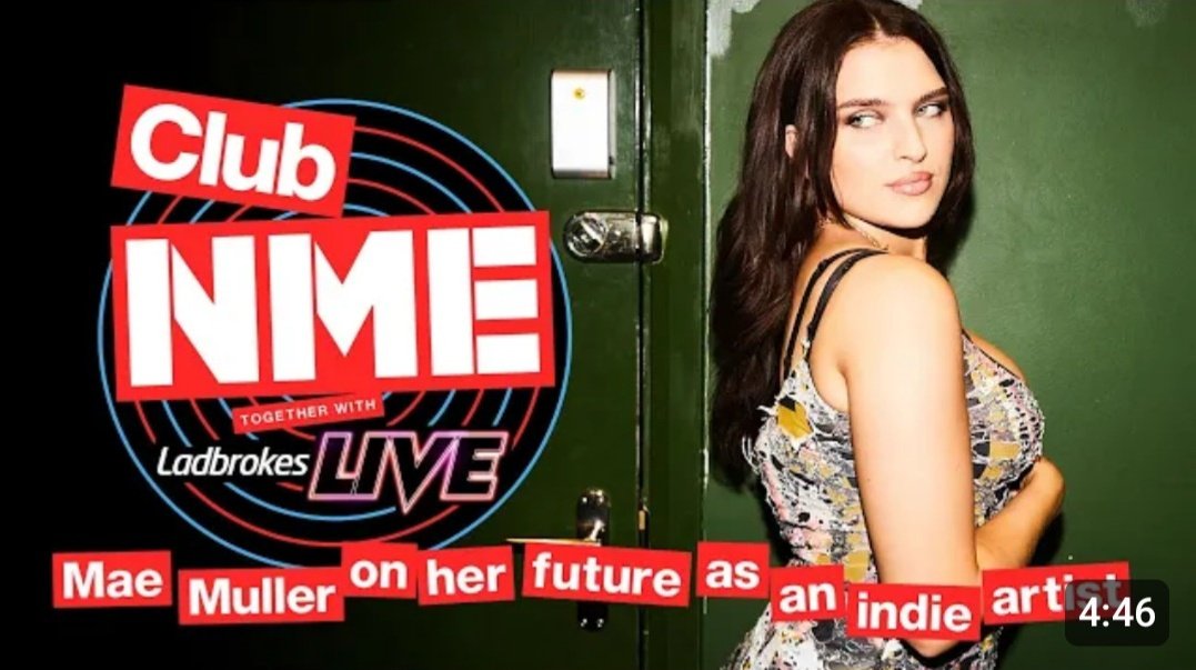 Extended interview with @maemuller_ from Club @NME is now live to watch on YouTube: youtu.be/uz7kASMazJY?si…