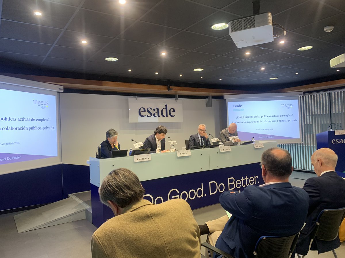 Empezando la Jornada: ¿Qué funciona en las políticas activas de empleo? Explorando avances en la colaboración público-privada en EsadeEcPol