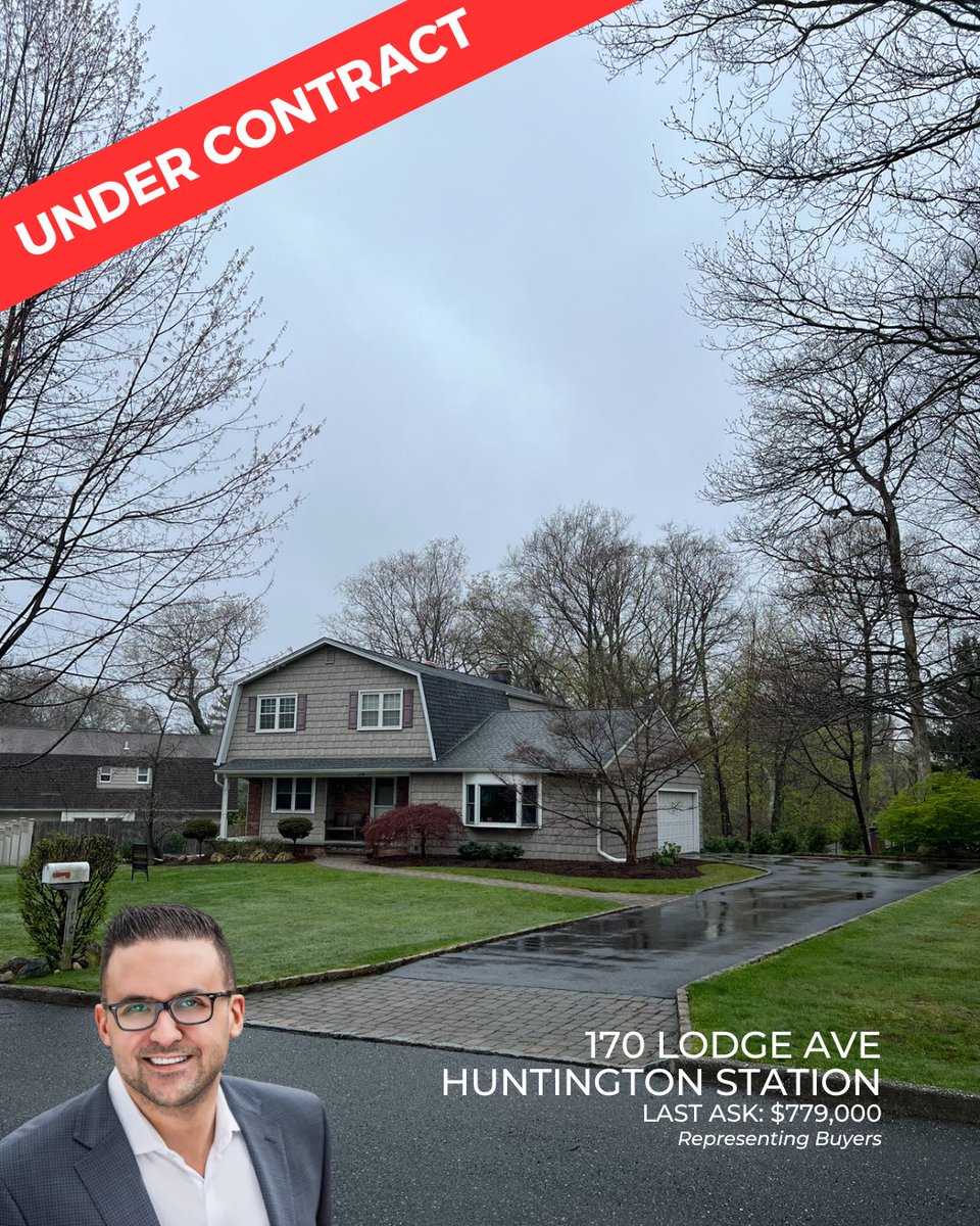 ✨Exciting news!
•
170 Lodge Ave, Huntington Station, NY 11746 is officially under contract!🎉 It's been an amazing journey working with my buyers, happy we could secure this house for them. #HuntingtonStation #HuntingtonStationNY #LongIslandNY #LongIslandRealEstate #DeanLykos
