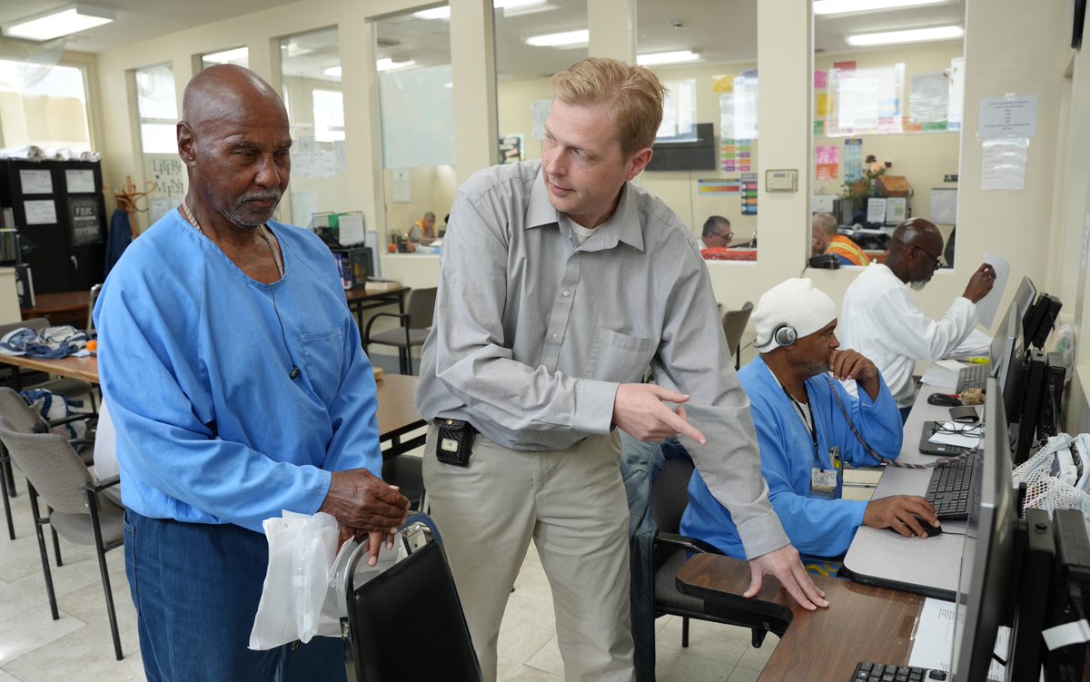 Meet Matthew Colvin, senior librarian at Folsom State Prison. Colvin’s 16-year CDCR career has gone from librarian to correctional officer and back again. Read his story on Inside CDCR: cdcr.ca.gov/insidecdcr/202…