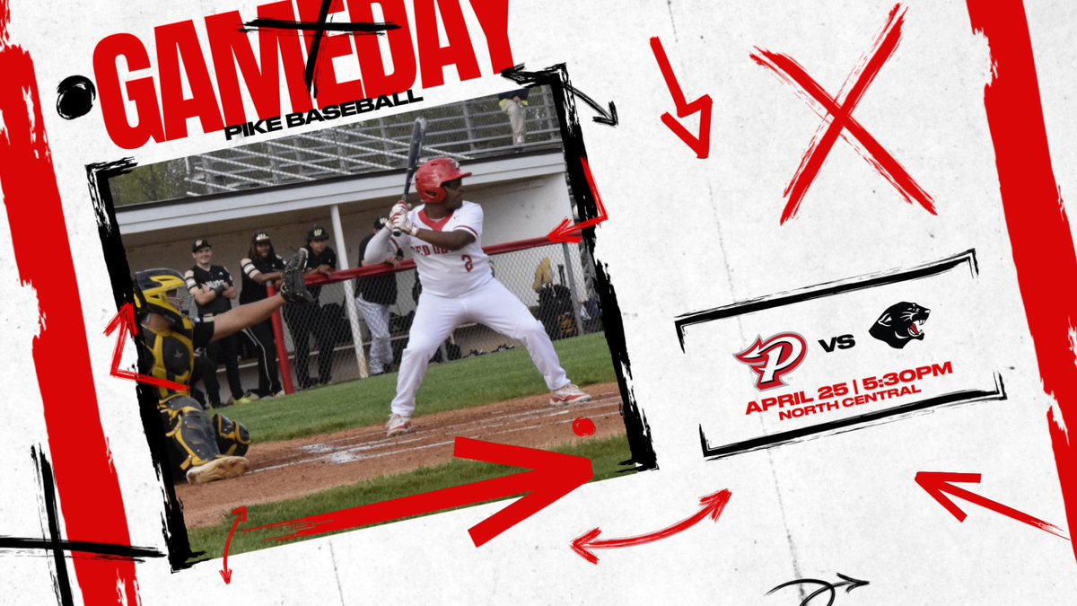 It’s Game Day! ⚾️ » Baseball 🆚 » @panthersnc 📍 » North Central ⏱ » 5:30 PM #PikeRedDevilsRise
