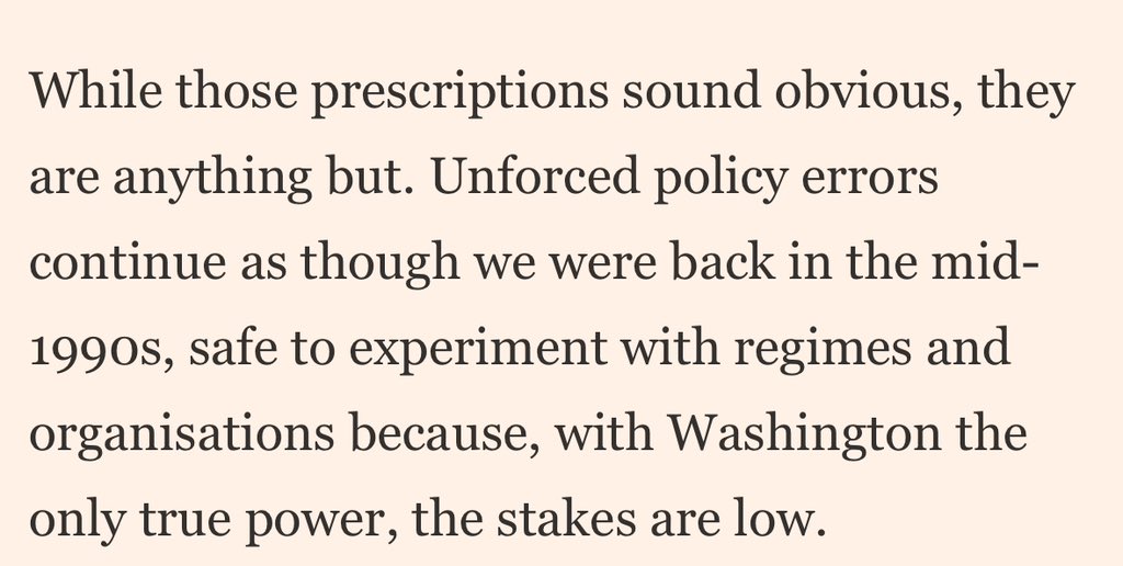 From Paul Tuckers FT column, “A message to economists: geopolitics matters too.”

#economy #EconTwitter @ft