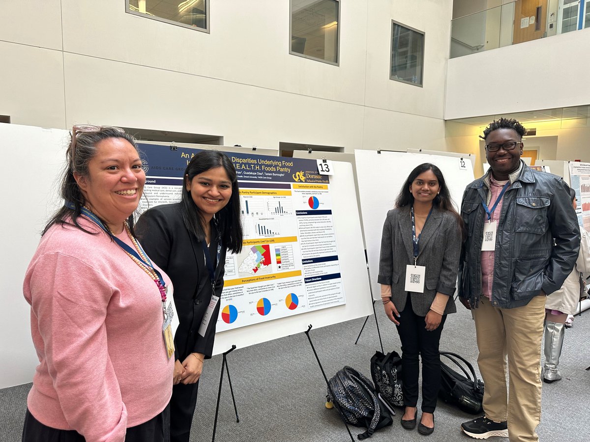 Yesterday, several MPH students presented at @DrexelUniv's Emerging Graduate Scholars Conference. This homegrown, university-wide conference is an opportunity for grad students to spotlight their research!