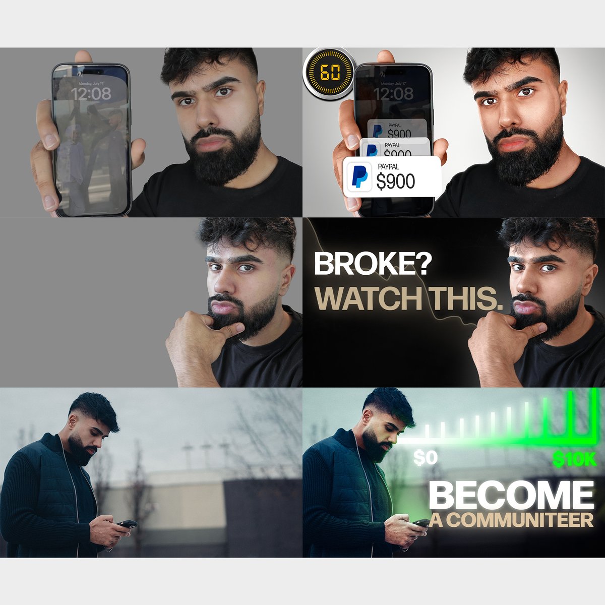 Before/After thumbnails🖌️