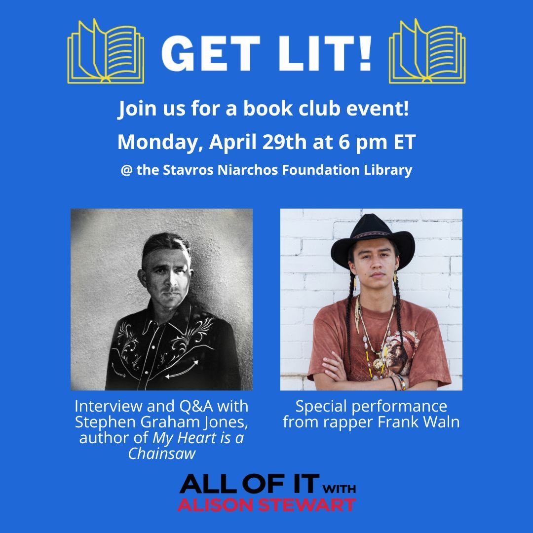 Next Monday! Come celebrate @SGJ72’s completed Angel of Indian Lake trilogy with @nypl & @WNYC , plus a special musical performance from @FrankWaln ! Free tix here: showclix.com/event/get-lit-…