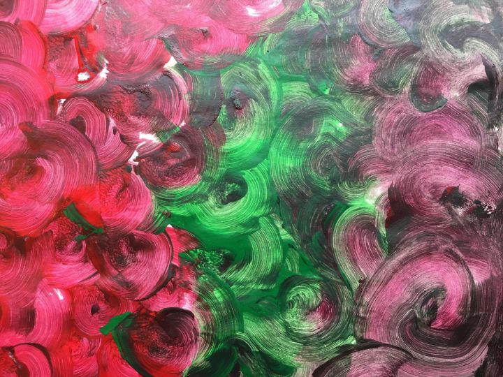 Art of the Day: 'Red, Green, and Purple Swirls'. Buy at: ArtPal.com/nvnez?i=230996…