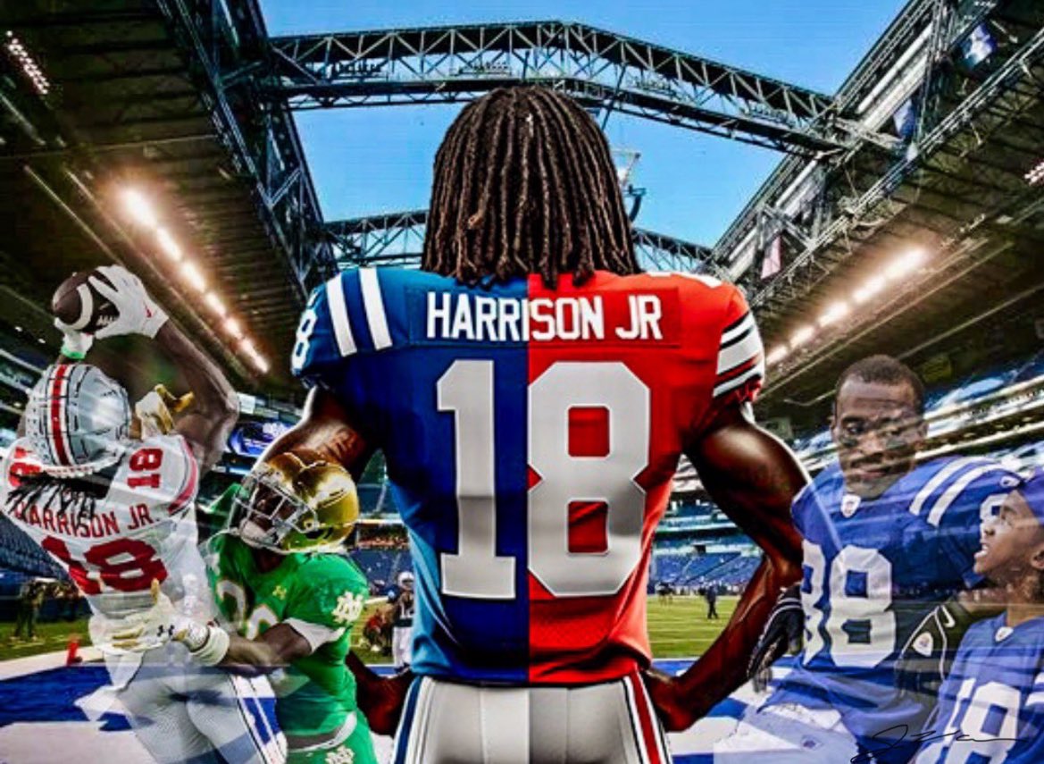 TalkinnColts's tweet photo. Draft Day,

M H J, 

20 years later it’s still the Harrison Way. https://t.co/An5f9WUYhn