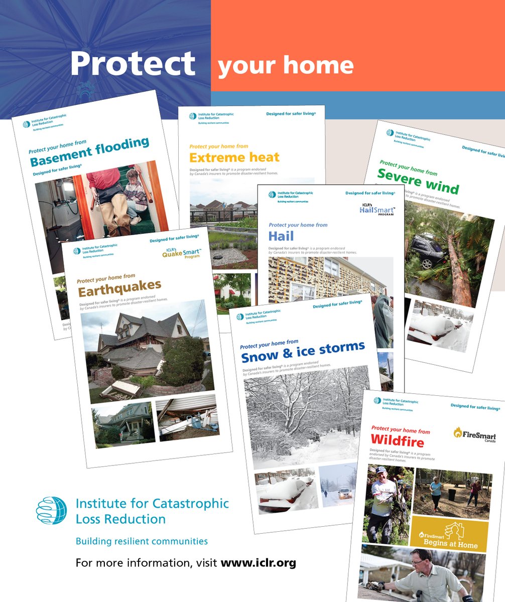 It's always the season for extreme weather, but storms don't have to mean property damage. See iclr.org/homeowner/ for more info.