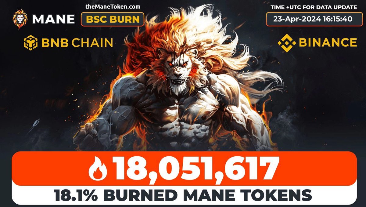 @army_shiba The Time for @TheManeToken  is coming🔥

@ScottLEOWarrior is working nonstop and we gonna continue Supporting🤝

500k MC
18% 🔥
2/2 tax
Contract renounced

We getting there🥂 Join us at the LionsDen🔥

#MANE $MANE