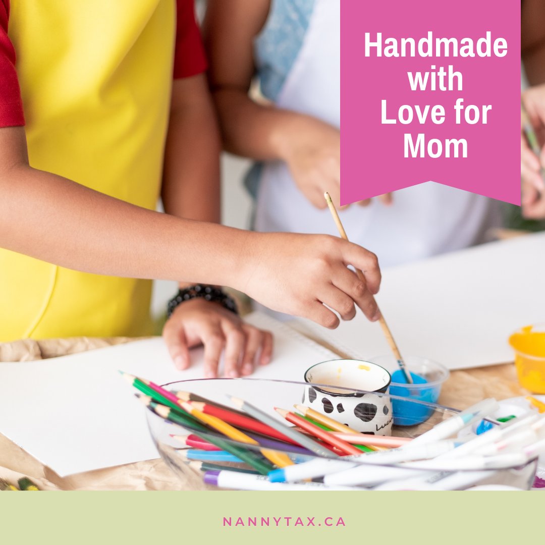 Mother’s Day is just around the corner! Encourage your children to create personal, heartfelt gifts with the help of your nanny or caregiver. #mothersday #mothersdaygifts #artsandcrafts #DIYgifts