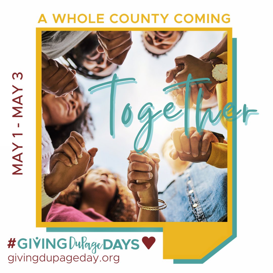 pgmchicago's tweet photo. @GivingDuPage is hosting its 5th annual Giving DuPage Days virtual fundraising event! Click the link to support your favorite DuPage County charities. 🔗 https://t.co/wOVN7gmc5H

#GenerosityChangesEverything #GivingDuPage #GivingDuPageDays #VirtualFundraiser #DuPageCounty https://t.co/RNb6C4EGBt