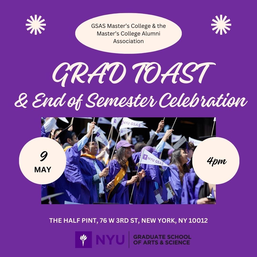 Join us as we raise a toast to our graduates and celebrate the end of another semester! Every year the Master's College and Master's College Alumni Association (MCAA) host a toast to this year's graduates to welcome them to the MCAA. 🎓🥂

We can't wait to celebrate with you!