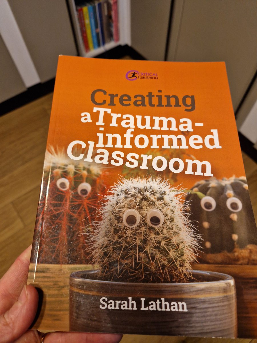 Look what arrived today! I'm so excited to start reading it. What an amazing piece of work you have created @lathan_miss @CriticalPub #CreatingaTraumaInformedClassroom