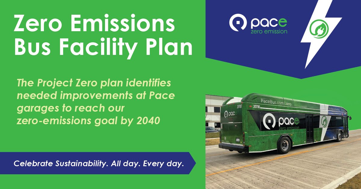 The work to transition Pace’s entire fleet to zero-emissions goes way beyond the bus itself. Our new Zero Emissions Bus Facility Plan highlights the crucial improvements needed for us to reach our zero-emissions goal. Learn more: bit.ly/pace-project-z…