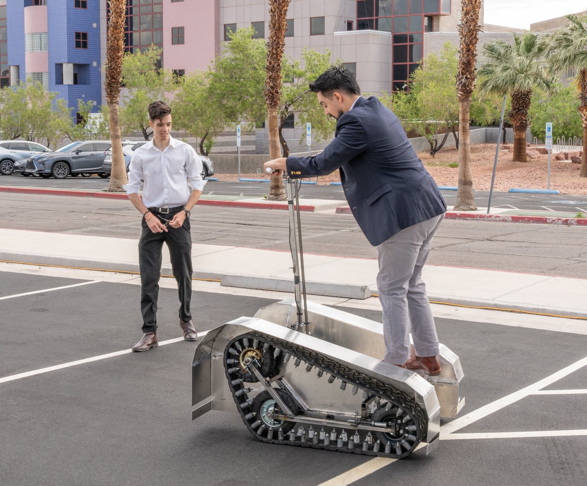 It’s almost time, Rebels!⏳ This semester’s Senior Design Competition will be held on Thursday, May 2 in the Advanced Engineering Building. Come celebrate our #UNLVEngineering students as they showcase their brilliant capstones to the public! 🧠 unlv.edu/event/spring-2…