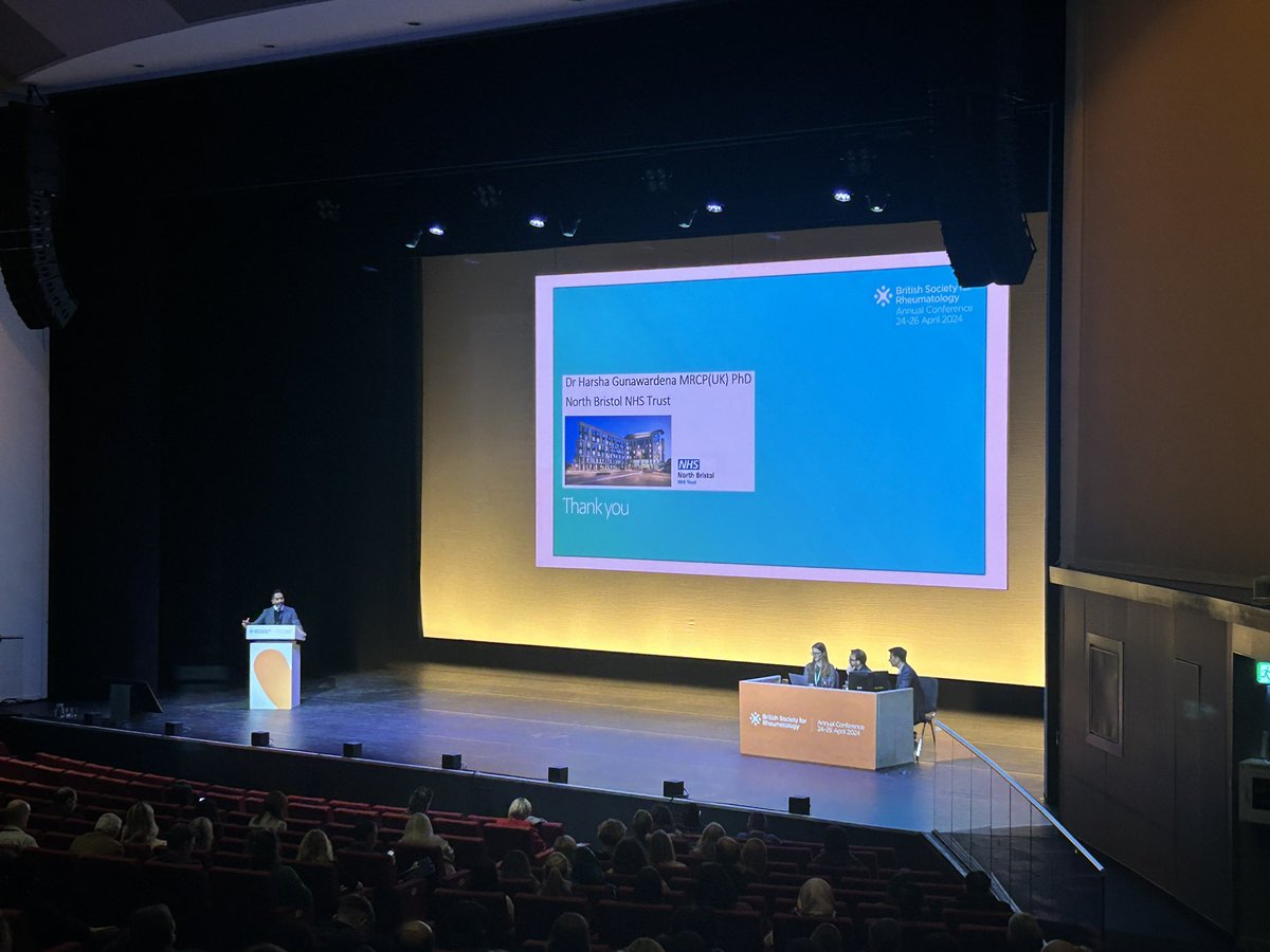 EmRoseParfitt's tweet photo. @drharsha_gunawa doing what he does so well! Representing @NorthBristolNHS and @NmskNbt at the @RheumatologyUK Annual Confernce. Insightful lessons in Myositis. #bsr24 #nbtproud https://t.co/bvz0iXtBKr