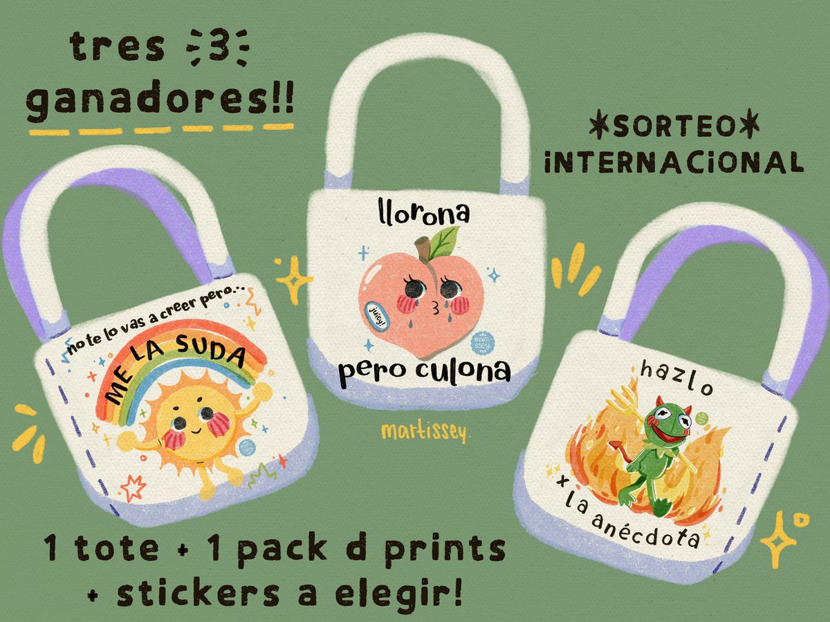 martissey's tweet photo. ✨SORTEO X LOS 10MIL🐸✨

esta es mi manera d darles las gracias!

para participar sólo tienen q:

🍑 seguirme
🌞 darle RT a esta publicación
🐸 (y si quieren) mencionar a esa personita a la q tb podría interesarle 🌝

cierro el 5 d mayo y anuncio ganadores!

muchísima suerte✨ https://t.co/uhY6Sjv7gf
