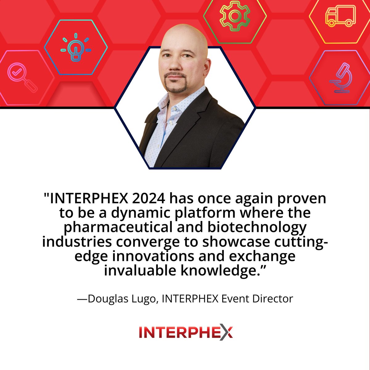 INTERPHEX's tweet photo. The buzz at #INTERPHEX2024 was electric! Attendees and exhibitors alike came together to make groundbreaking discoveries and engage in game-changing discussions with collaborators.
It wasn't just an event—it was a driving force for industry evolution: https://t.co/Ty3pYMEcr0 https://t.co/TXZxlvU66C