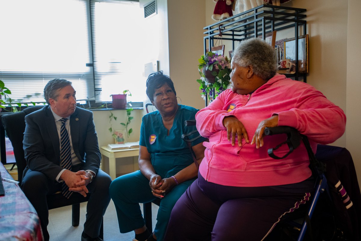 HHSRegion5's tweet photo. RD Cabonargi met with a homecare worker and assisted with her daily tasks. Listened to her work experience of providing care and challenges they face, commitment to this profession, as well as the client’s experience of care. #CareWeek https://t.co/l9tDV8xTiw