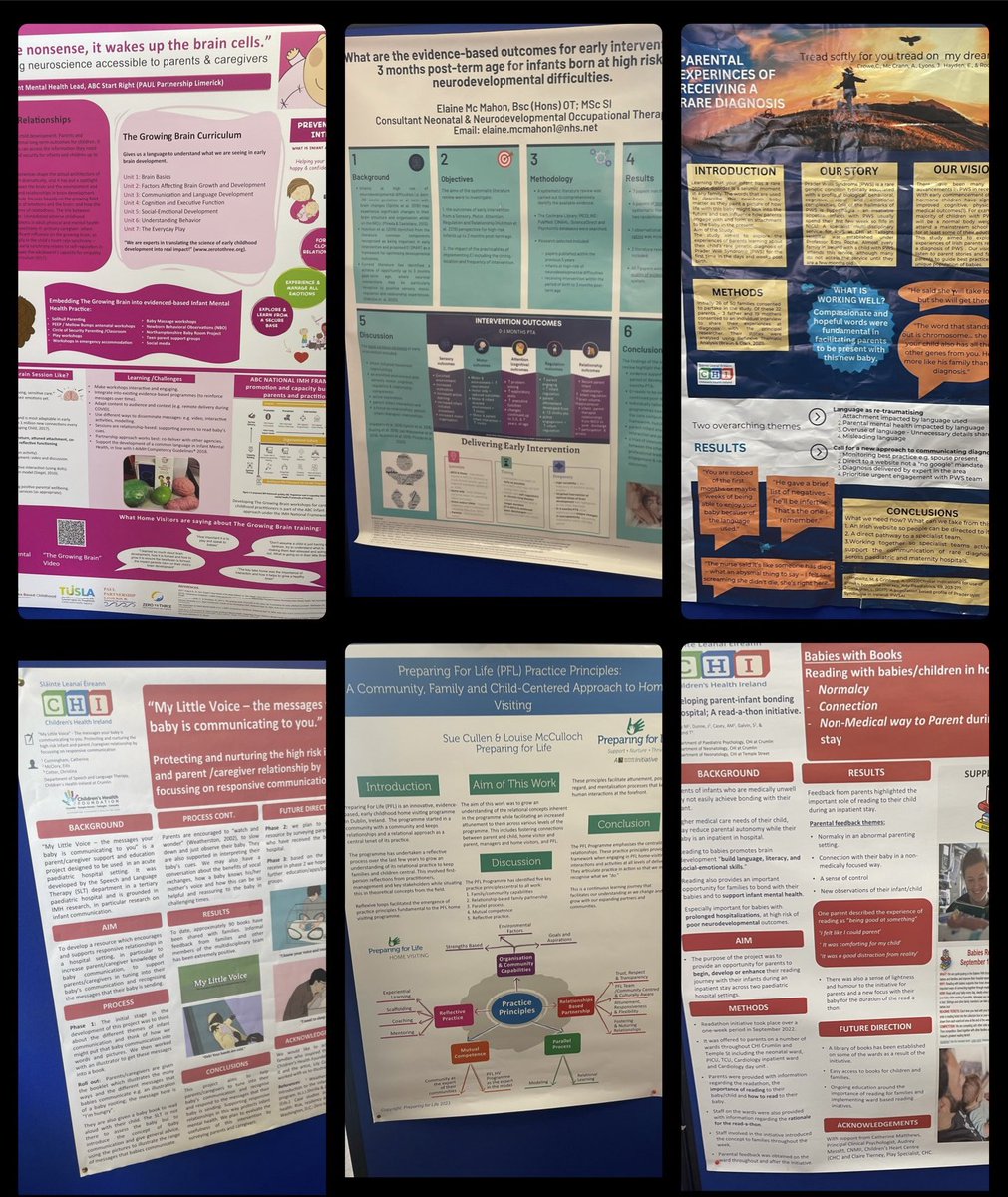 An informative and inspiring day at the Irish Infant Mental Health Conference 👶🏼 🌟 Fantastic to see representation across disciplines and settings. 
Early relationships and responsive services matter! Many thanks to <a href="/Perinatal_SIG/">PSI Perinatal and Infant Mental Health SIG</a> @IMHIreland for hosting such a wonderful event