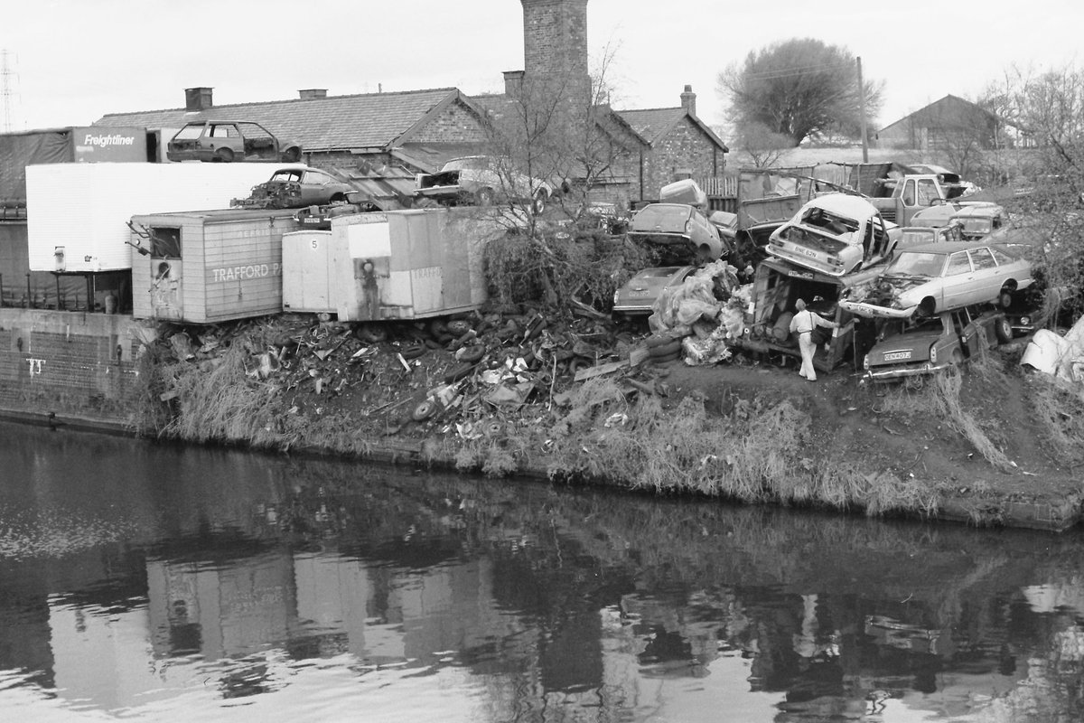 Boysnope, Irlam on the Manchester Ship Canal. I took this is in 1983/84