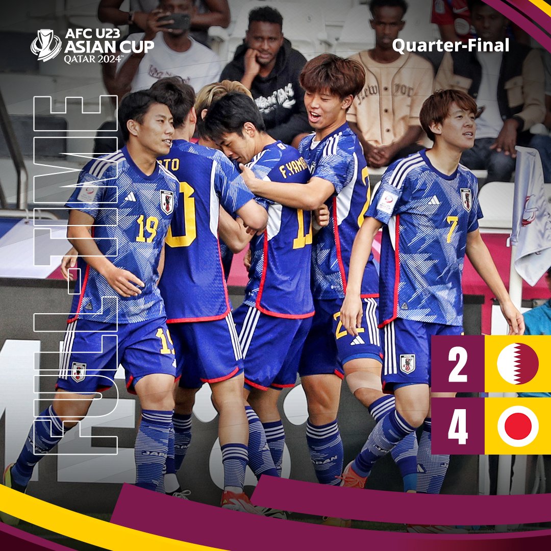 Final match result between Qatar and Japan

🇶🇦🆚🇯🇵

#AsianCupU23 #HayyaAsia #AFCU23 #RoadtoParis2024