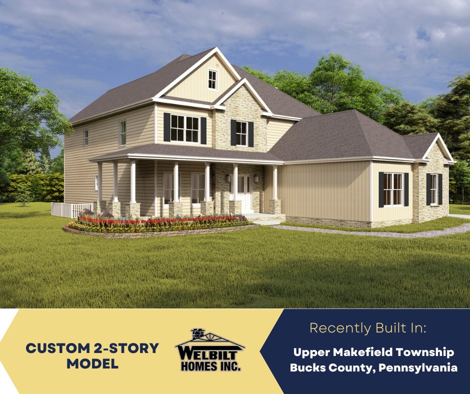 Another Welbilt Built Home was recently built in @West Rockhill Township/Bucks County, Pennsylvania.  
#welbiltnotbought 
#custombuilthomes
#custombuild
#newhomeconstruction
#westrockhilltownship
#buckscountypa
#buckscounty 
#sellersvillepa