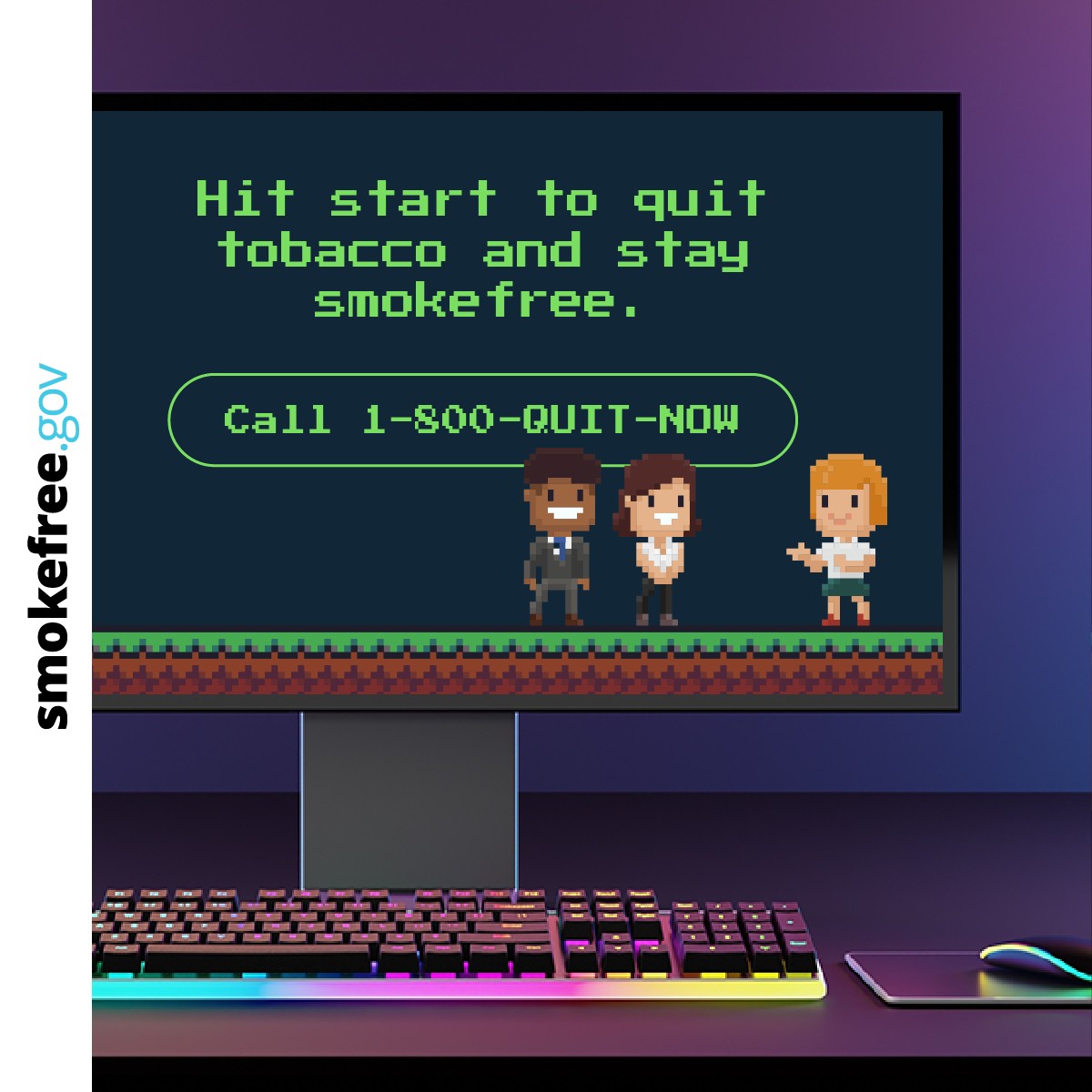 Talking to someone about quitting smoking can be the support you need to see it through. The quitline can help. Call 1-800-QUIT-NOW to speak to counselors who are trained specifically to help people quit smoking.