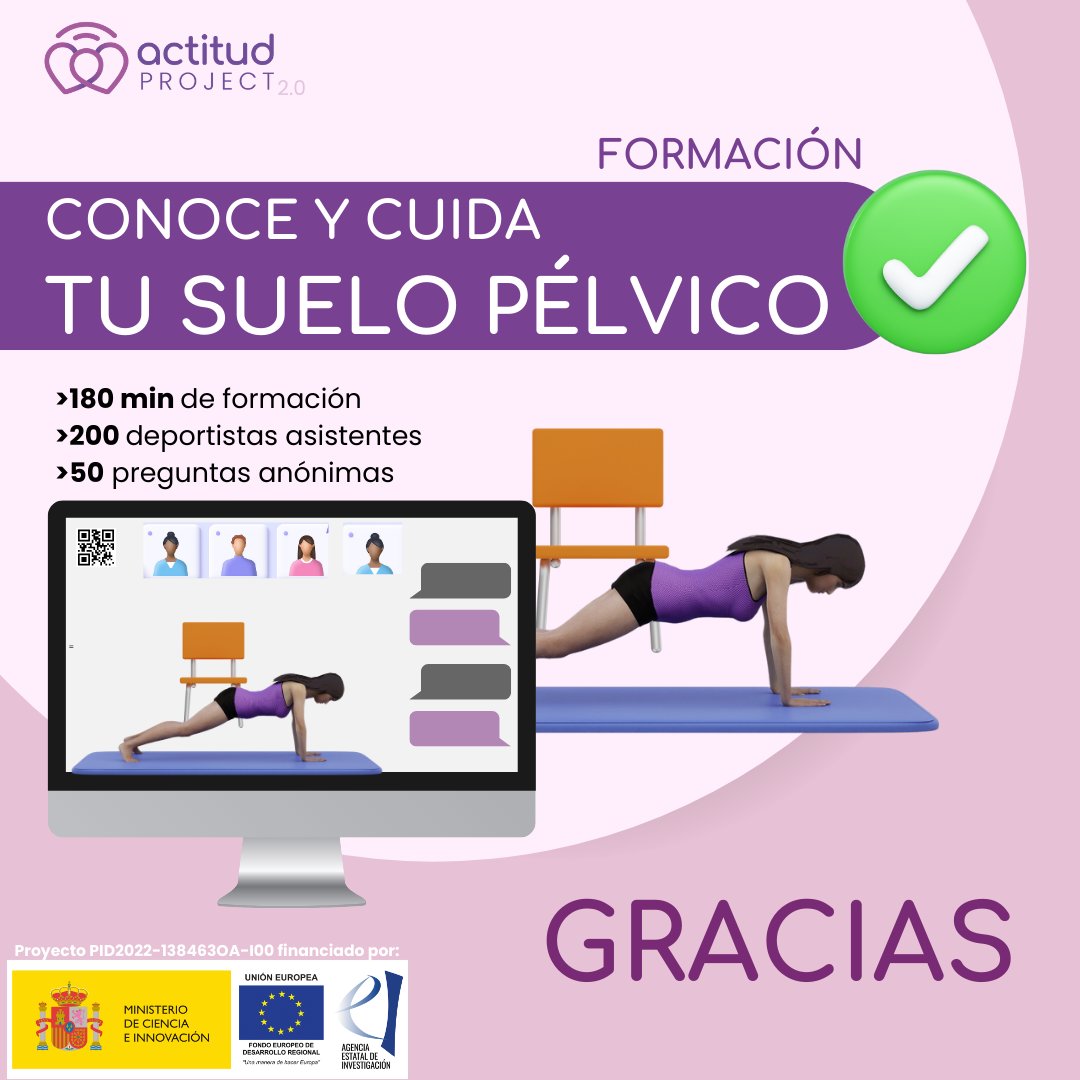 SEMINARIOS ACABADOS, con éxito total de participación!😍🎉
🙏GRACIAS a todas las asistentes, han sido 3 semanas geniales.

En 4 semanas, acabaremos la formación enviando el cuestionario posterior. Mientras tanto, ¡cuida tu suelo pélvico!

<a href="/UIBuniversitat/">Universitat de les Illes Balears - UIB</a> <a href="/InferFisioUIB/">Infermeria i Fisioteràpia de la UIB</a>