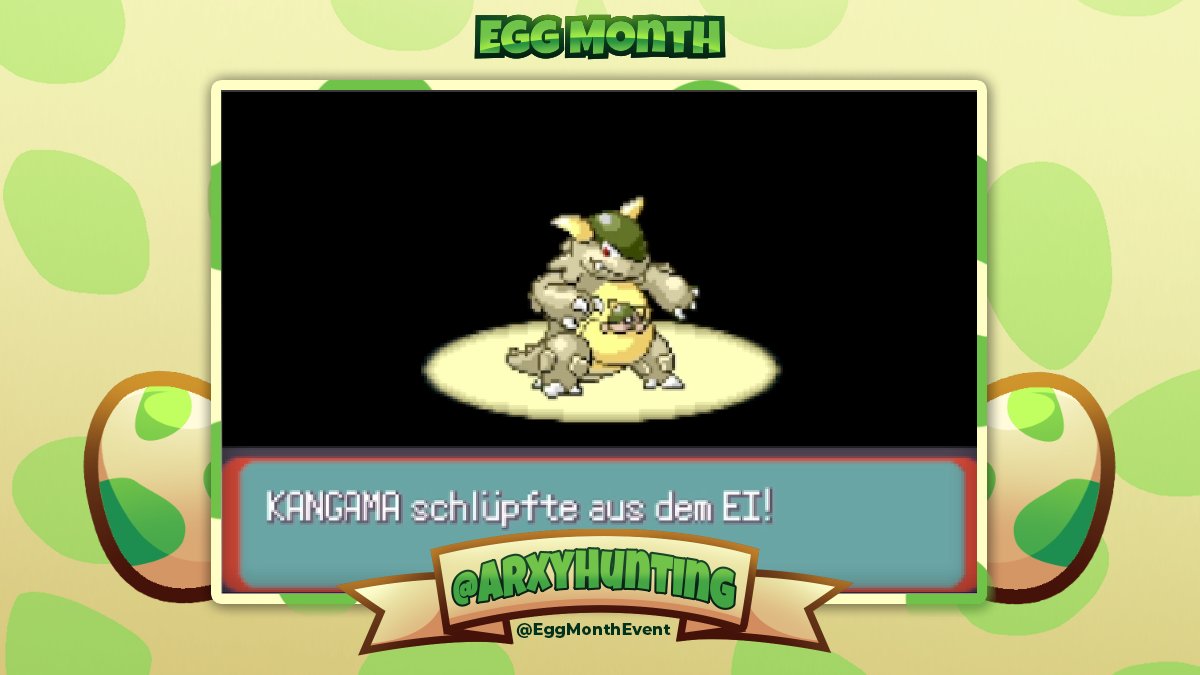 Congratulations to @ArxyHunting for finding a shiny Kangaskhan during #EggMonth2024!!