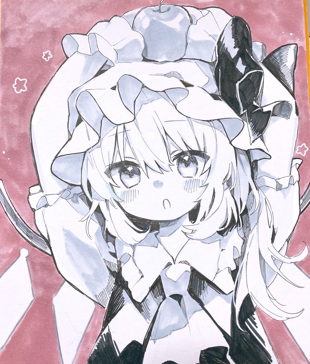 flandre scarlet 1girl solo looking at viewer blush open mouth shirt hat  illustration images