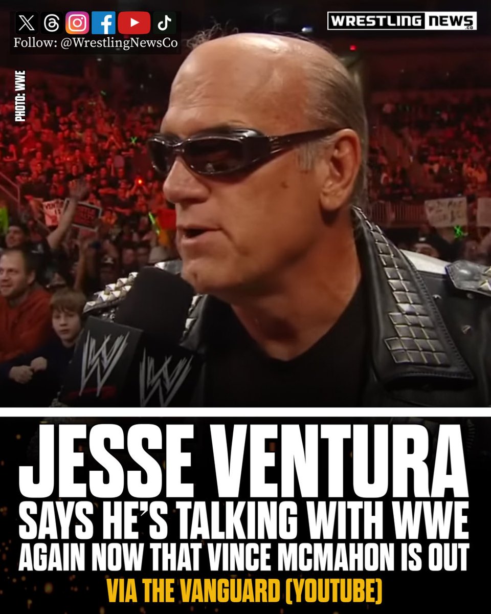 Jesse Ventura could be a great manager for someone in WWE.