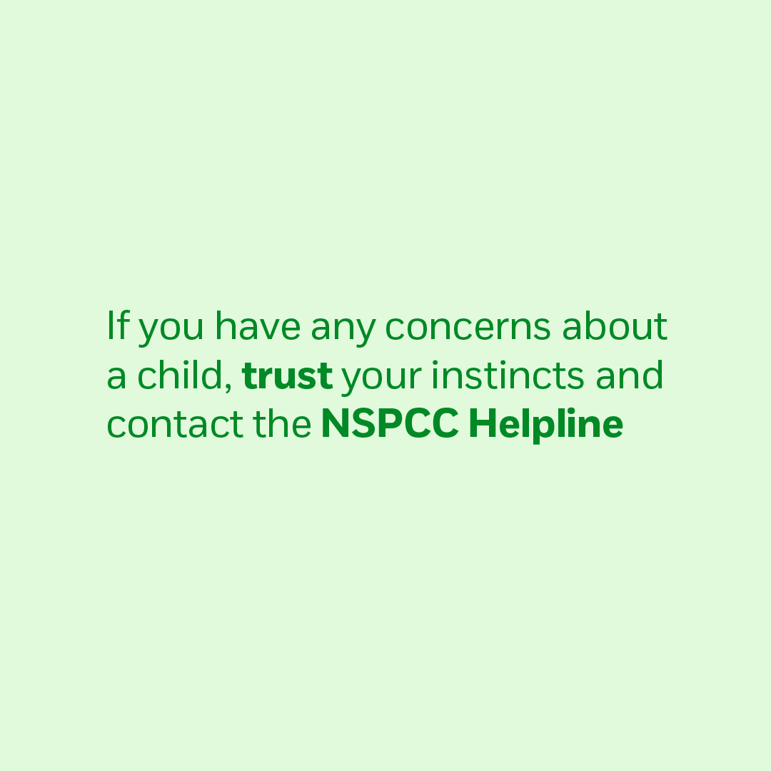 If you have any concerns about a child’s safety or well-being then please don’t hesitate to get in touch with us. Call: 0808 800 5000 Email: help@nspcc.org.uk Or complete our online report form For more information about our helpline, search ‘NSPCC Helpline’ #NSPCC