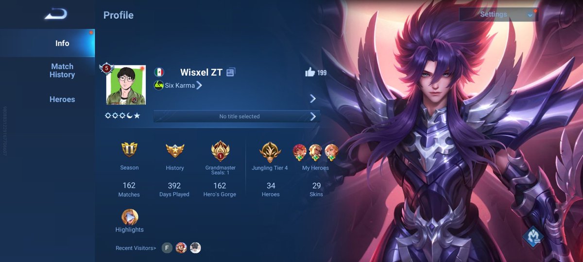 Me encuentro F/A en la linea de experiencia buscando organización para representar en Honor of Kings

-Pool champ variado
-Buen mental
-Pro activo 

Logros en HoK:

- Top 5 LATAM Qualifer México
- Elo max México GM 50 estrellas 
- Elo max Brasil GM