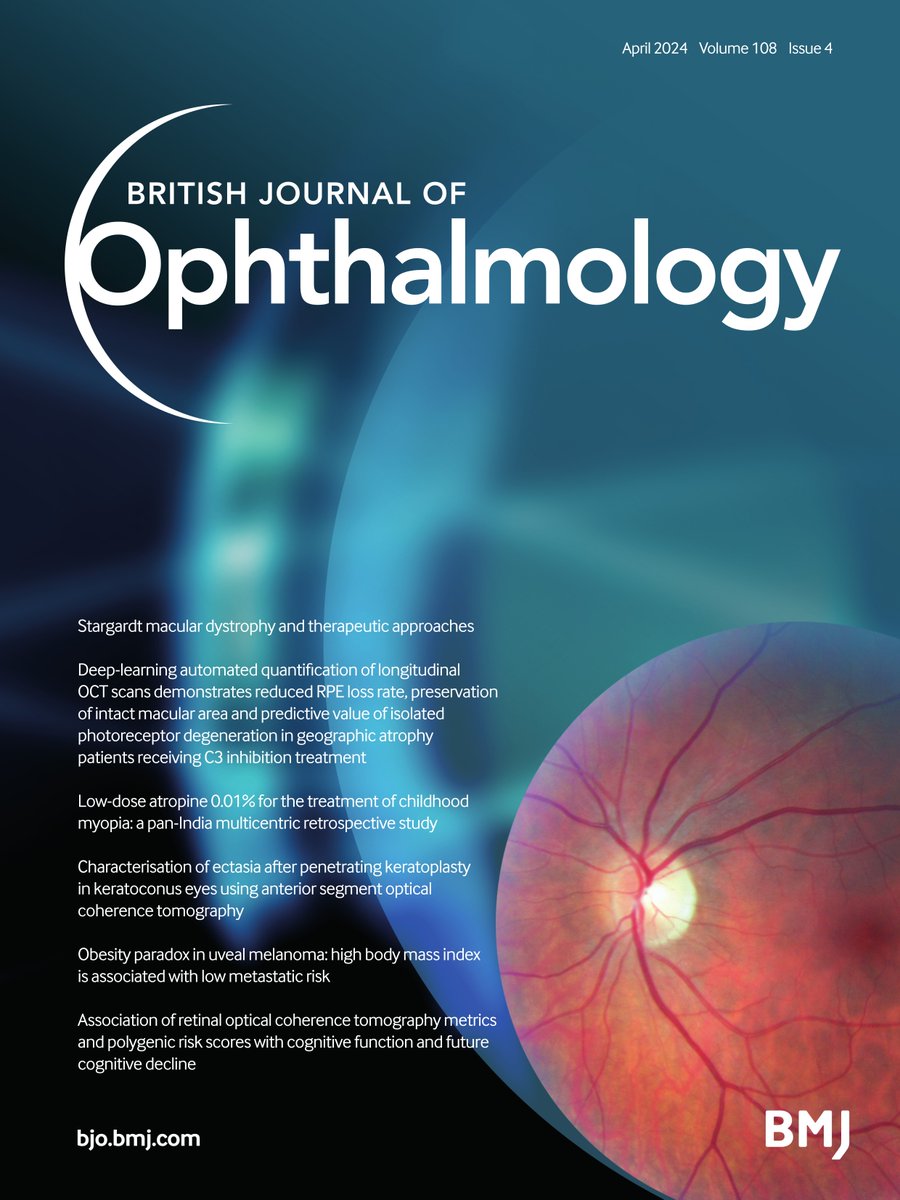 Ophthopedia Update: Age-period-cohort analysis of the global burden of visual impairment according to major causes: an analysis of the Global Burden of Disease Study 2019 dlvr.it/T60zxv #Ophthalmology #Ophthotwitter #BJO