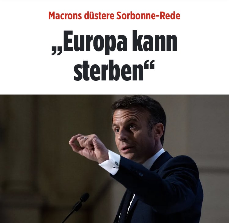 Mit linksgrünen Regierungen WIRD Europa sterben ☝️

Wir werden unseren Kinder einen völlig ruinierten Kontinenten hinterlassen. Sagt dann nicht, ihr hättet von nichts gewusst!