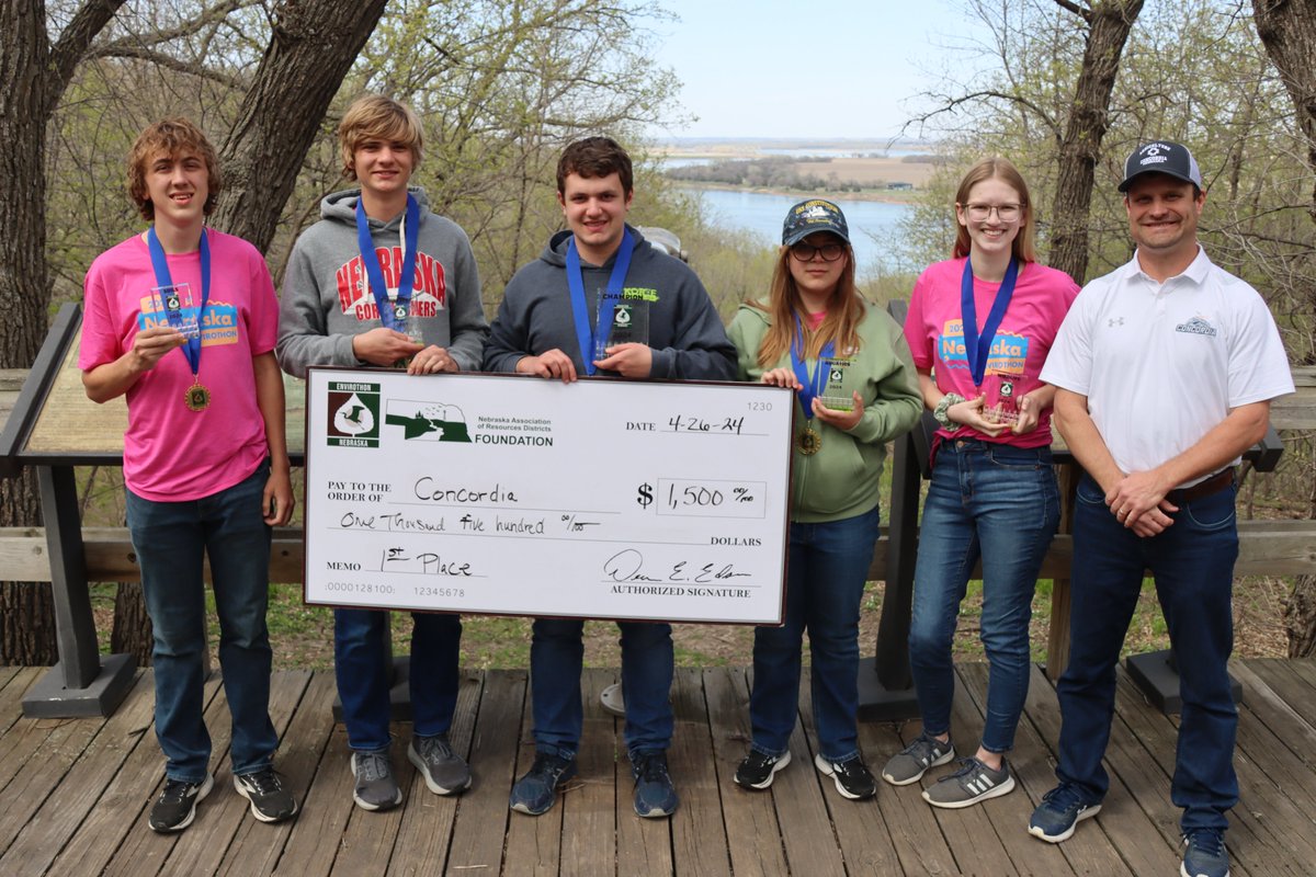 We had a great day at Ponca State Park during the Nebraska State Envirothon April 24! Congratulations to the Concordia Lutheran team from Omaha. Read more about this great competition: nrdnet.org/news/04-25-202…