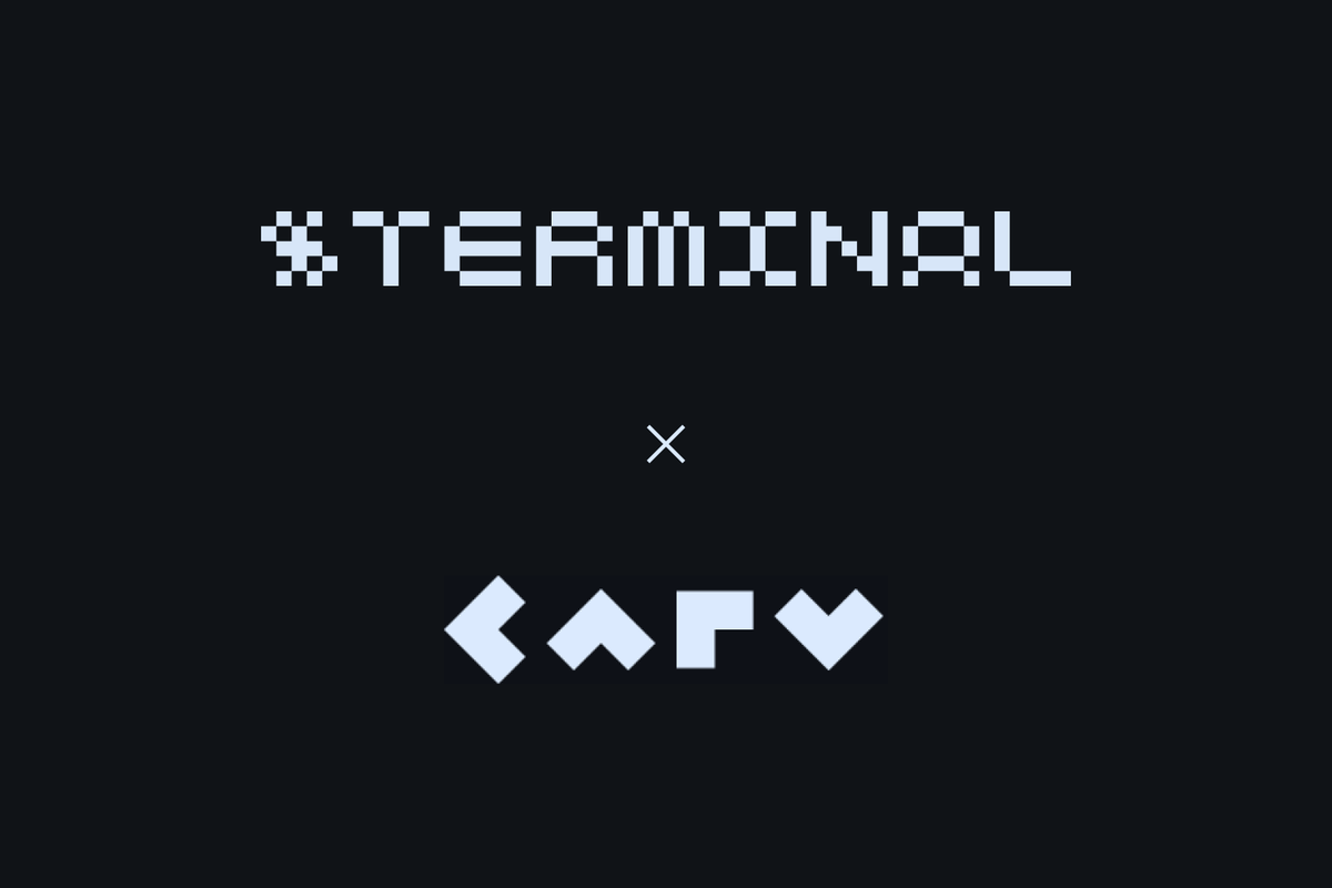 Terminal x CARV 🚀

Terminal now live at @carv_official Infinite Play!

Vote for @TimeToTerminal  and you will be eligible for:
🔸Terminal x CARV Mystery BOX. 
🔸3000 points to everyone who votes for us. 
🔸100 Whitelist raffles. 
🔸3000 $TERMINAL tokens raffle.

Join Now:…